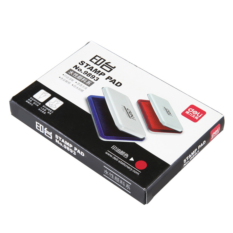 得力(deli)快干印台 9893