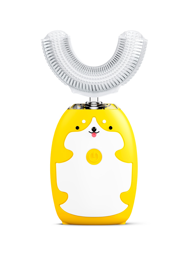 深爱深爱u型牙刷(儿童款)柴柴黄/柴柴蓝sa-1-c2-2 柴柴蓝